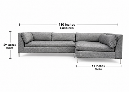 CB2 Decker Sofa Sectional