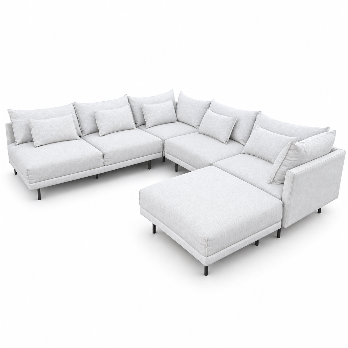 West Elm Halsey 4-Piece Sofa