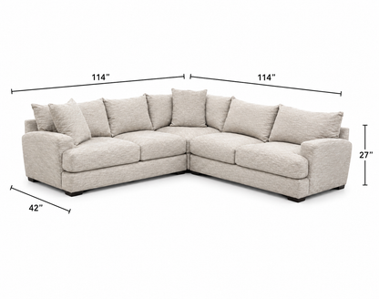 Raymour & Flanigan Leighton Sofa Sectional