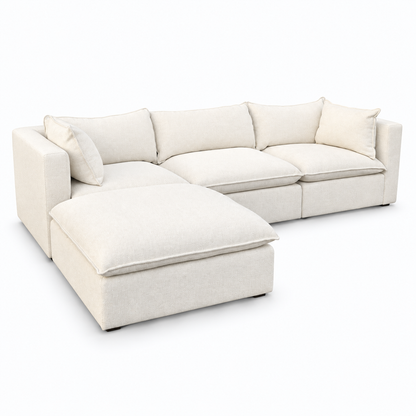 Crate & Barrel Lotus Cloud 4-Piece Sofa Sectional