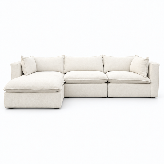 Crate & Barrel Lotus Cloud 4-Piece Sofa Sectional