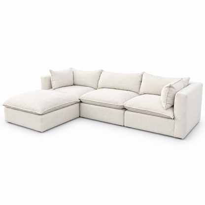 Crate & Barrel Lotus Cloud 4-Piece Sofa Sectional