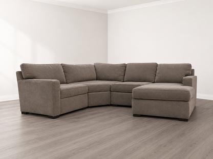 Macy’s Furniture Radley 4-Piece Sofa Sectional