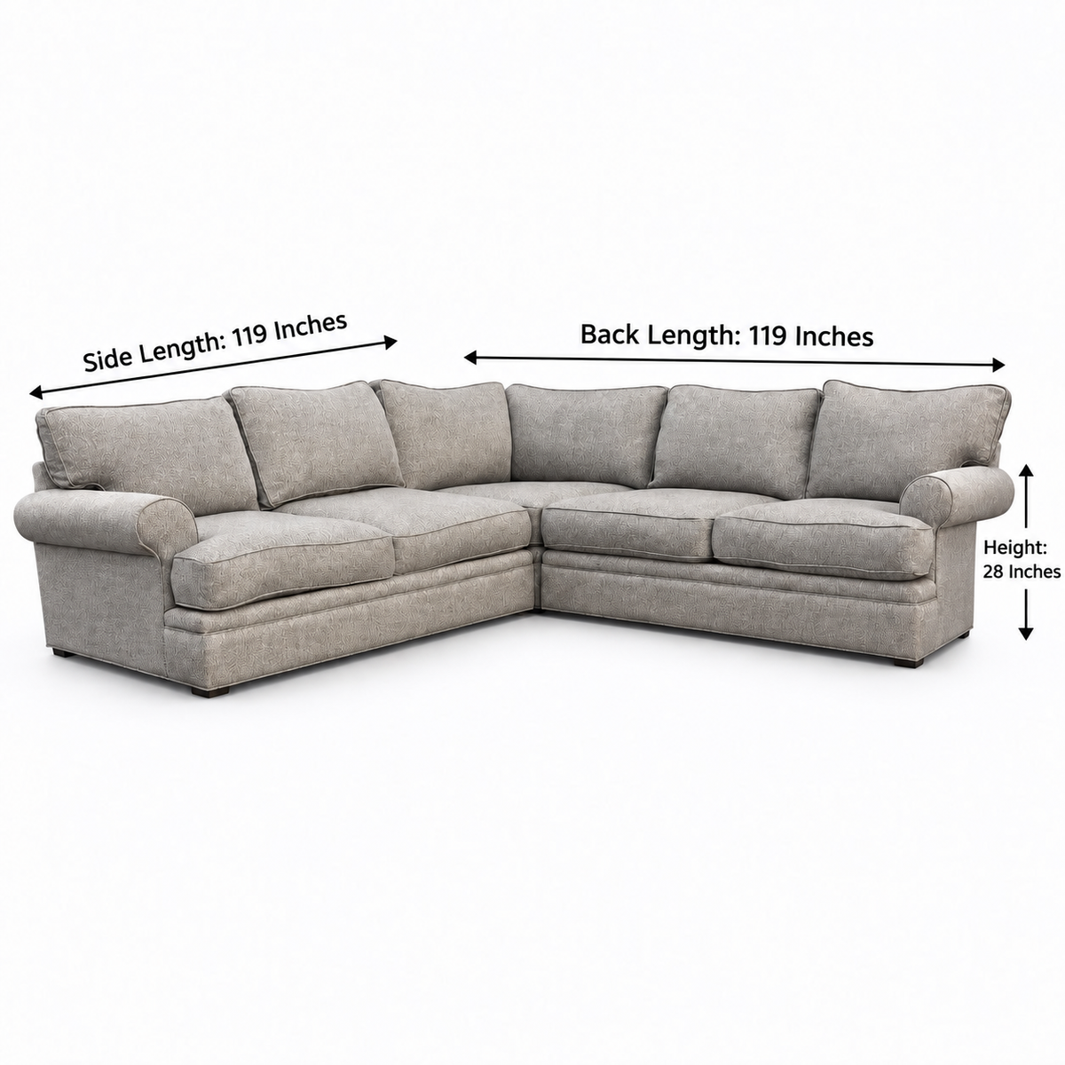 Cindy Crawford 3-Piece Sofa Sectional