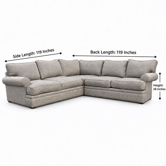 Cindy Crawford 3-Piece Sofa Sectional